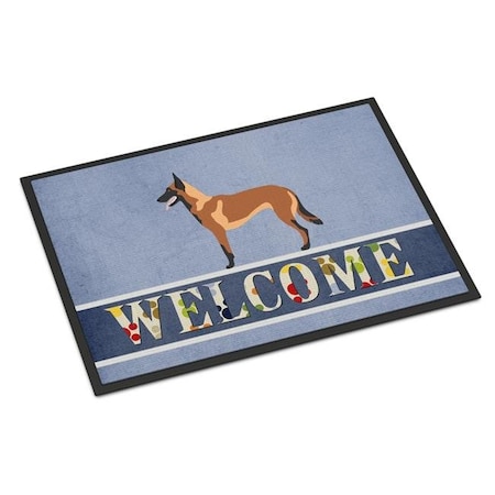 Carolines Treasures Carolines Treasures BB8332MAT Malinois Belgian Shepherd Indoor or Outdoor Mat - 18 x 27 in. BB8332MAT